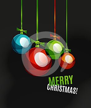 Christmas ball, bauble, New Year Concept