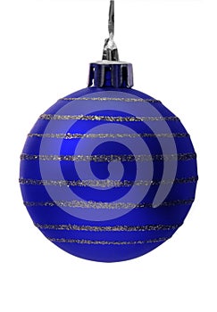 Christmas ball, clipping path