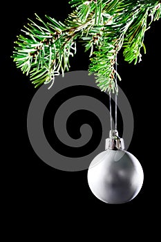 Christmas ball. Decoration xmas tree