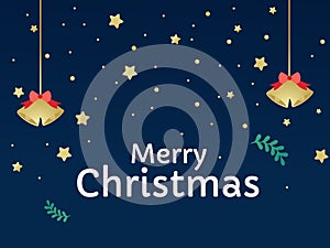 Christmas banner background newyear background for edit blue background Vector