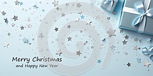 Christmas banner. Background Xmas design.