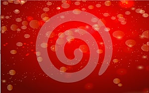 Christmas Banner Red Background