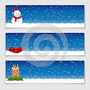 Christmas banners