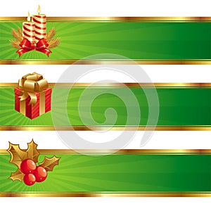 Christmas banners