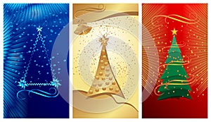 Christmas banners, cdr vector