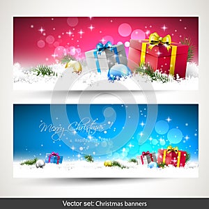 Christmas banners