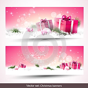 Christmas banners