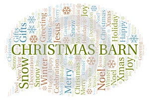 Christmas Barn word cloud