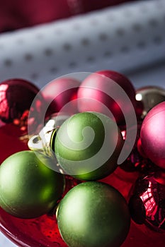 Christmas bauble decorations