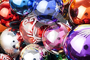 Christmas bauble glass ball ornaments. Christmas baubles vintage glass balls.