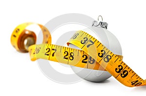 Christmas Bauble tape measure photo