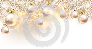 Christmas Baubles Background