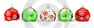 Christmas baubles