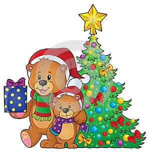 Christmas bears theme image 4