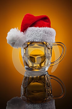 Christmas beer mug