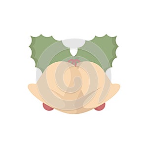 Christmas Bell icon flat style vector design