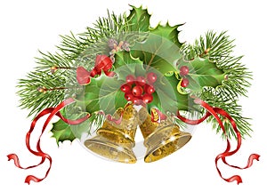 Christmas bells banner