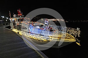 Christmas Boat in Georgetown