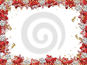 Christmas border background card abstract snowflakes winter holidays sparks glitter