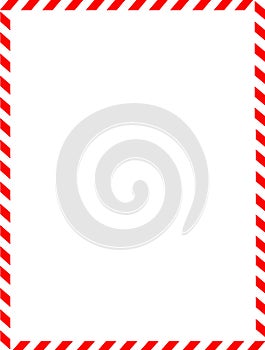 Christmas Border / candy cane photo