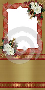 Christmas border greeting card