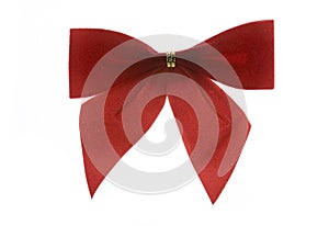 Christmas bow isolated