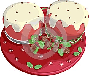 Christmas cakes