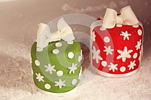 Christmas cakes