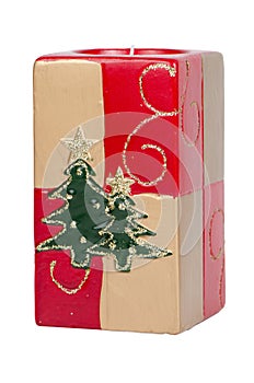 Christmas candle decoration