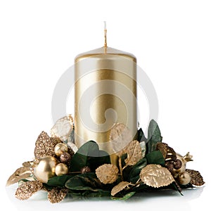 Christmas candle decoration