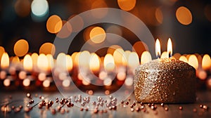 Christmas candle decoration