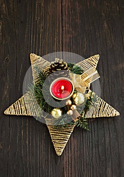 Christmas Candle Decoration Star