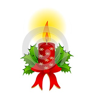 Christmas candle