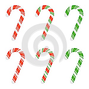 Christmas Candy Cane Isolated