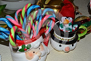 Christmas Candy and displays