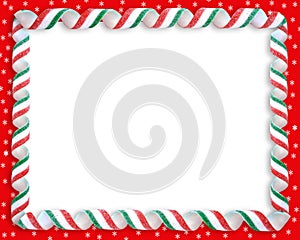 Christmas Candy Frame Border