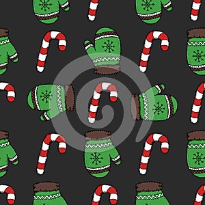 Christmas candy pattern