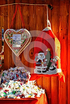 Christmas candys in open market