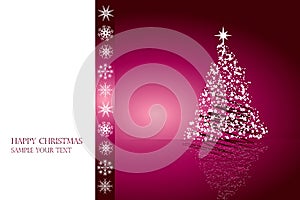 Christmas card design vector