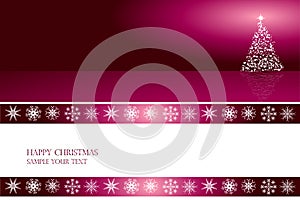 Christmas card design vector