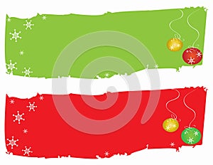 Christmas card frame gift background illustration