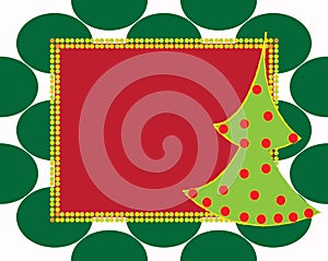 Christmas card gift background illustration