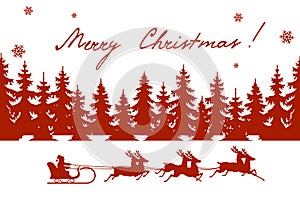 Christmas card monochrome