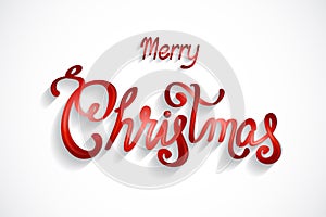 Christmas card text vector image
