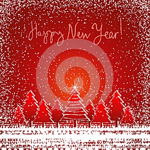 Christmas card, vector