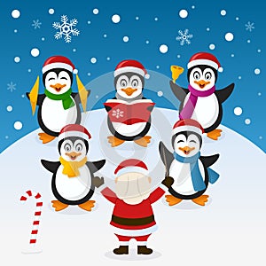Christmas Carol with Penguins Orchestra