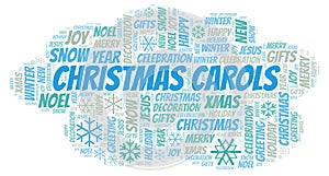 Christmas Carols word cloud