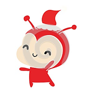 christmas cartoon of kawaii lady bug