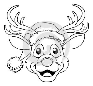 Christmas Cartoon Reindeer Character