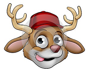 Christmas Cartoon Reindeer Character